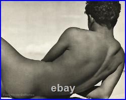 1953 Vintage HERBERT LIST Nude Male Naked Man Beach Butt Original Photo Gravure