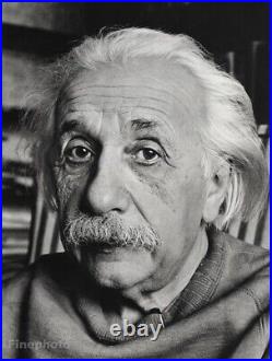 1954/66 Vintage ALFRED EISENSTAEDT Physicist ALBERT EINSTEIN Scientist Photo Art