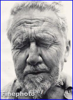 1958 Vintage RICHARD AVEDON Author Poet EZRA POUND Modernist LARGE Photo Gravure