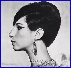 1965 Vintage BARBRA STREISAND Actress Singer By PHILIPPE HALSMAN Photo Art 12x16