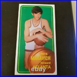1970-71 Topps PETE MARAVICH ROOKIE Basketball Card #123! RC See Photos