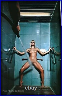 1976 Vintage HELMUT NEWTON Female Nude Woman Aqua Spa Treatment Photo Art 11X14