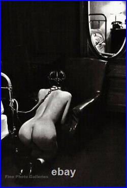 1976 Vintage HELMUT NEWTON Female Nude Woman Hotel Room Paris Photo Art 11X14