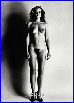 1980s Vintage HELMUT NEWTON Female Nude Woman Shoe Fashion Paris Photo Art 16X20