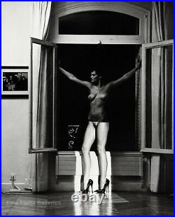 1981 Vintage HELMUT NEWTON Female Nude Woman SYLVIA Shoe Fashion Photo Art 11X14