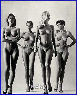 1981 Vintage HELMUT NEWTON Female Nude Women Shoes Fashion Paris Photo Art 16X20