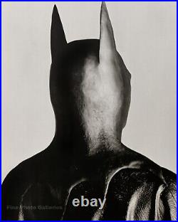 1988 Vintage HERB RITTS Michael Keaton BATMAN Head Duotone Photo Art 12x16
