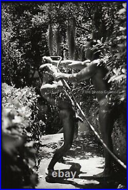 1995 Original JAY JORGENSEN Male Nude Water Garden Physique Silver Gelatin Photo
