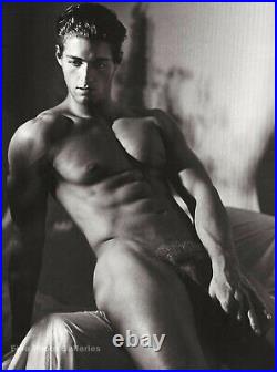 1997 Vintage BRUCE WEBER Male Nude Man Model RICK Body Duotone Photo Art 16X20