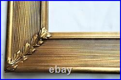 2 Antique Fits 7 X 9 Gold Picture Frames Wood Fine Art VICTORIAN Country Ornate