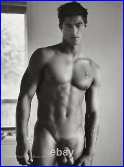 2003 Vintage BRUCE WEBER Nude Male Model RAPHAEL Tattoo Florida Photo Art 16X20