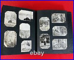 345 Lot 1920s 1930s Photo Album Glamor Racetrack Parade State Fair Farm Dog MN