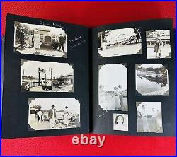 345 Lot 1920s 1930s Photo Album Glamor Racetrack Parade State Fair Farm Dog MN