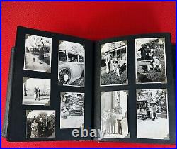 345 Lot 1920s 1930s Photo Album Glamor Racetrack Parade State Fair Farm Dog MN