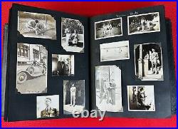 345 Lot 1920s 1930s Photo Album Glamor Racetrack Parade State Fair Farm Dog MN