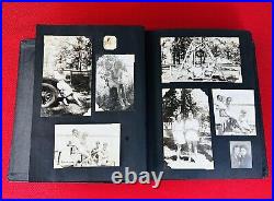 345 Lot 1920s 1930s Photo Album Glamor Racetrack Parade State Fair Farm Dog MN