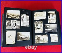 345 Lot 1920s 1930s Photo Album Glamor Racetrack Parade State Fair Farm Dog MN