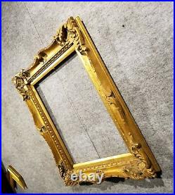 4 Gold VINTAGE ANTIQUE FINE HAND-CARVED PICTURE FRAME Frames4art 1178G 18x24