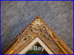 4 Gold VINTAGE ANTIQUE FINE HAND-CARVED PICTURE FRAME Frames4art 1410GL 24x36