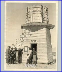 AMERICA's Smallest CITY HALL in 29 PALMS, CA. 1933 Press Photo Tourism