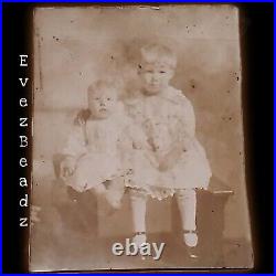 ANTIQUE 1900 Sepia Photo Picture Children Clarksville TN History #EvezBeadz