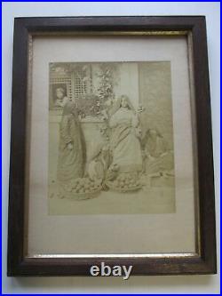 ANTIQUE ARAB/TURKISH WOMEN ALBUMEN PRINT PHOTOGRAPHS 19th CENTURY 1880s HOOKAH