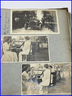 ANTIQUE PHOTO ALBUM With (100) PHOTOS FLORIDA ROUGHLY 1900-1915 AMERICANA