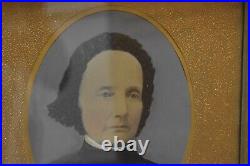 ANTIQUE TINTYPE COLORIZED PHOTO 1850`s MAN TENNESSEE 8 x 6 Photo