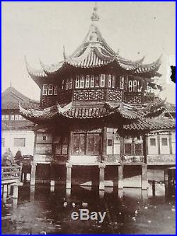ANTIQUE VINTAGE CHINA CHINESE TURN 19th CENTURY SHANGHAI OR PEKING STREET PHOTO