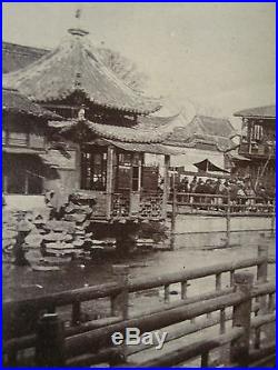 ANTIQUE VINTAGE CHINA CHINESE TURN 19th CENTURY SHANGHAI OR PEKING STREET PHOTO