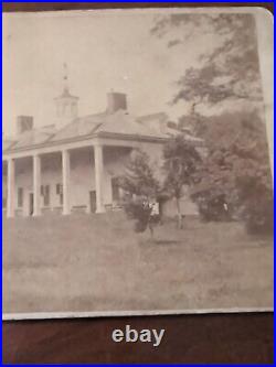 Alexander Gardner Mt Vernon Photograph Antique Original American Historical 19C