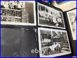 Amazing Antique c. 1900s Family Photo Album, Great Shots of Early Fashion