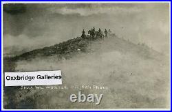 American Indian War Original 1880 Soldiers Wagons Caravan Sioux Mountain Cowboys