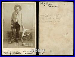 Antique 1800s Photo Roswell New Mexico ID'd Cowboy Prison Record Killed by Car