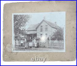 Antique 1890s Cabinet Photo Vermilion Illinois Haworth Guthrie Judd Family Home