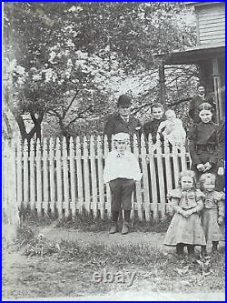 Antique 1890s Cabinet Photo Vermilion Illinois Haworth Guthrie Judd Family Home