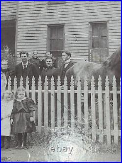 Antique 1890s Cabinet Photo Vermilion Illinois Haworth Guthrie Judd Family Home