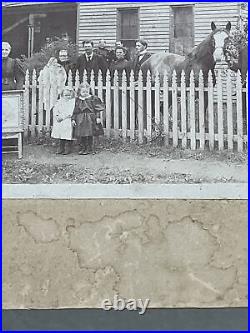 Antique 1890s Cabinet Photo Vermilion Illinois Haworth Guthrie Judd Family Home