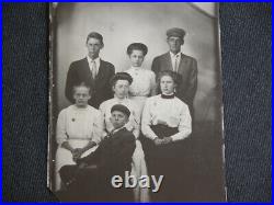 Antique 1890s Tintype Victorian Family American Western Frontier