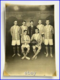 Antique 1908-1909 Basketball S Team Original 5 X 7 Vintage Photo