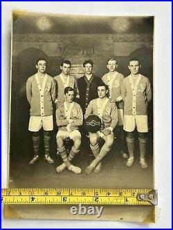 Antique 1908-1909 Basketball S Team Original 5 X 7 Vintage Photo