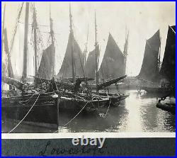 Antique 1910 Photograph Lot Album Egypt Venice Pompei Norway Wales Vintage WW1