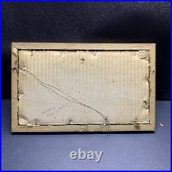 Antique 1920s Baby Photo On Heavy Paper Stock, Framed With Glass Large 12 Print