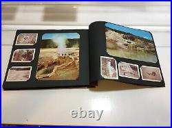 Antique 1950s 155 BW Pics Photo Album 35 Postcards Ships Cars National Parks