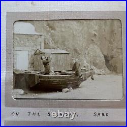 Antique 72 Photograph Album Bicycle Race Trip Penny Farthing Bike England UK