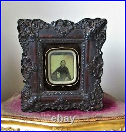 Antique Ambrotype Daguerreotype Early Photograph Of A Victorian Lady