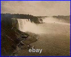Antique American ALBUMEN PRINT PHOTOGRAPH Niagara Falls CHUTES DE NIAGARA #3