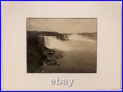 Antique American ALBUMEN PRINT PHOTOGRAPH Niagara Falls CHUTES DE NIAGARA #3