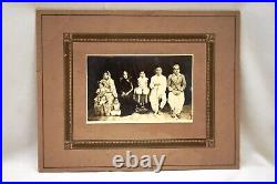 Antique B/W Group Photo Of An Indian Family Children Western Gujarat Photogra2
