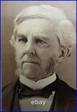 Antique CDV Photo by Pach New York, NY of Author & Poet Oliver Wendell Holmes
